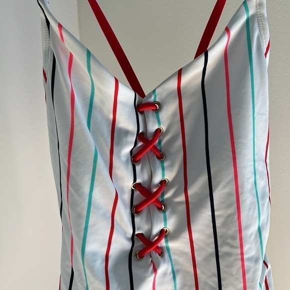 NEW stripe one piece - Picture 6 of 9